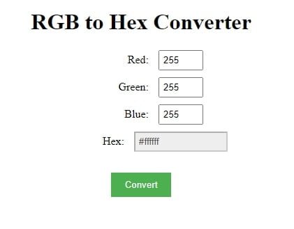 rgb to